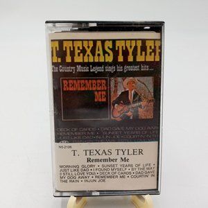 T Texas Tyler Remember Me Audio Cassette Deck Of Cards 1976 Courtin In The Rain